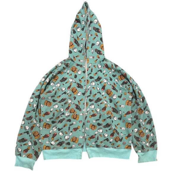 BAPE X KAWS ‘05 DISSECTED BABY MILO FULL ZIP JACKET